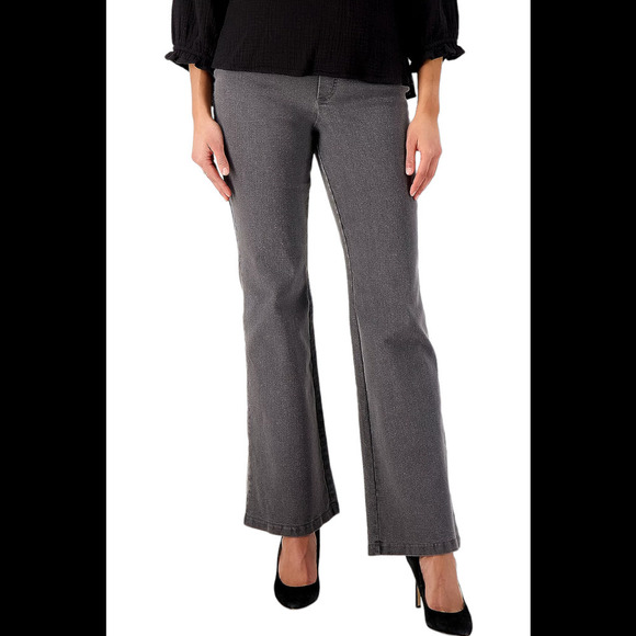Women with Control My Wonder Denim Tummy Control Bootcut Pants Slate - Petite - Picture 1 of 1